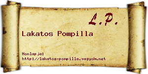 Lakatos Pompilla névjegykártya